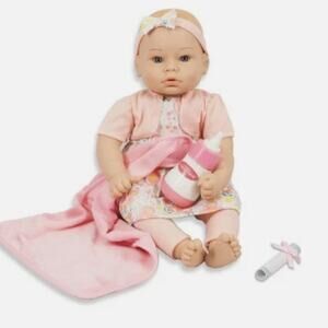 Madame Alexander 18" Small Wonders Sweet & Happy Baby Bedtime Set NWT